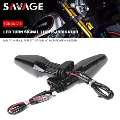 LED Turn Signal Lights For DUCATI Scrambler 1100 Sport 800/803 Icon 400  Sixty2