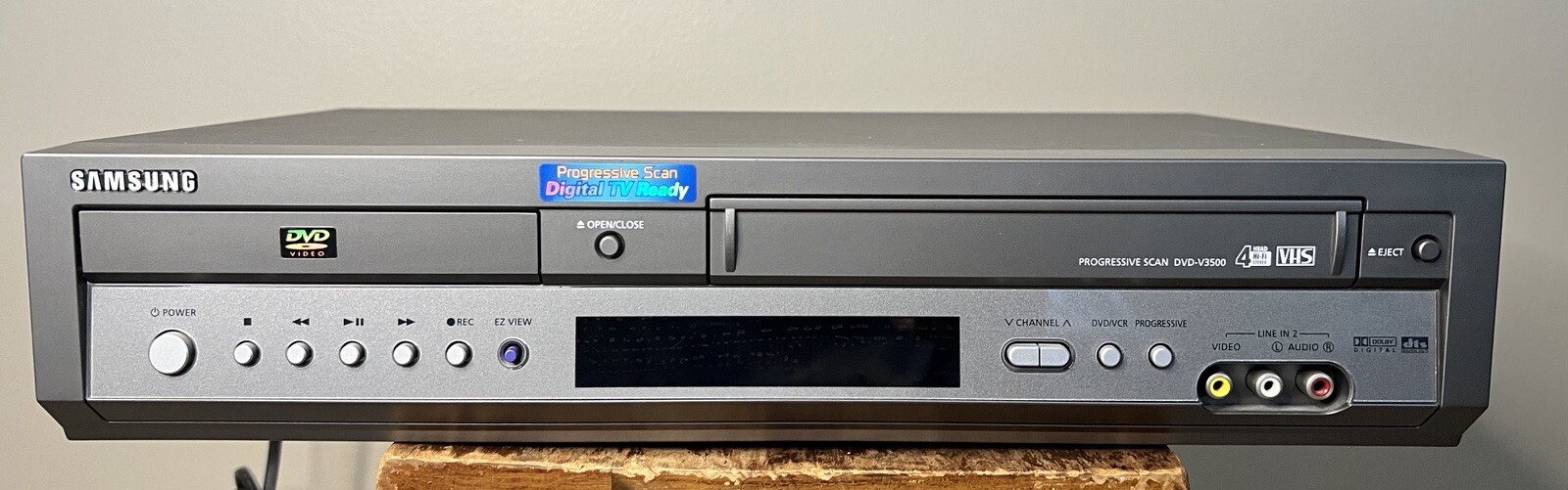 Samsung DVDV3500 DVD/VCR Combo 4 Head HiFi Stereo VHS Player Tested