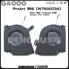LAPTOP FAN FOR ASUS ProArt Studiobook Pro 16 OLED W7600Z3A CPU  GPU COOLING FAN