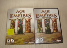 Age of Empires 3 III PC CD-ROM Computer Game , Manual , Complete