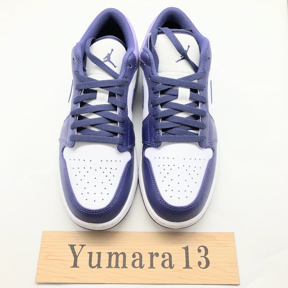 Nike Air Jordan 1 Low Leather Sky J Purple 553558-515 Men's Nike Air Jordan 1 Low Leather Sky J Purple 553558-515 Men's