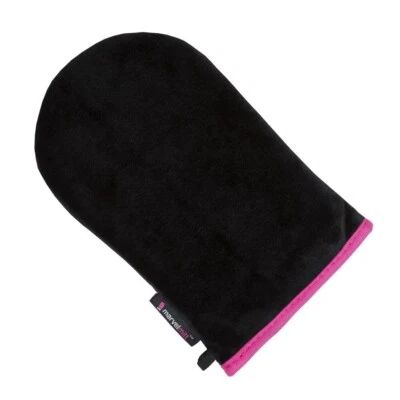 GLMR Works Double Sided Velvet Tanning Mitt - Marvel Mitt - Black/Pink