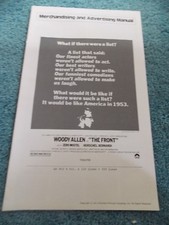 THE FRONT(1976)WOODY ALLEN ORIGINAL PRESSBOOK PLUS AD SUPPLEMENT