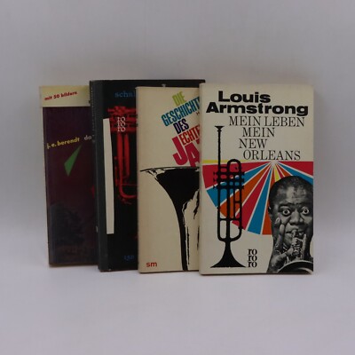 Buchpaket - 4 Bücher über Jazz #Louis Armstrong #New Orleans