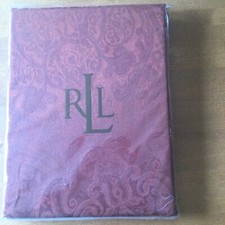 Ralph Lauren Tablecloth Cotton/polyester burgundy Rust 70 Round