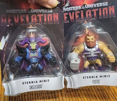 Masters Of The Universe Revelation New  Netflix Fisto &  Skeletor Elernis Minis 