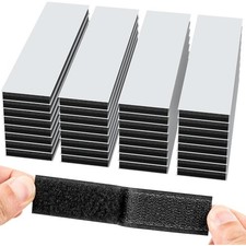 32 Pairs 1x4 Inch Hook and Loop Strips Adhesive Heavy Duty Sticky Back Fasteners