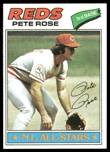 Pete Rose 1977 Topps #450 - Cincinnati Reds