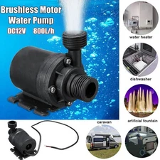 Solar Fountain Pump Kit 20W Panel Powered Water Submersible Low Noise 12V