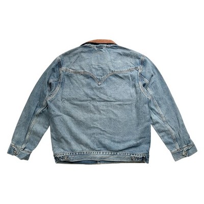 Levi's Premium Mens M Western Shorthorn Relaxed Trucker Jacket