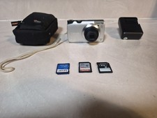 Canon PowerShot A3300  16.0MP Digital Camera - Silver W/ Charger  Battery  3 SD 
