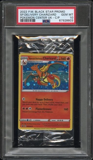 PSA 10 GEM MINT Special Delivery Charizard Sealed Promo Pokemon