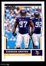 2017 Score #168 Everson Griffen Vikings Southern California 8 - NM/MT