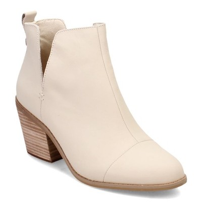 TOMS Everly Cutout Damen Stiefeletten Damen Lederschuh, Beige - UK3 EU35,5