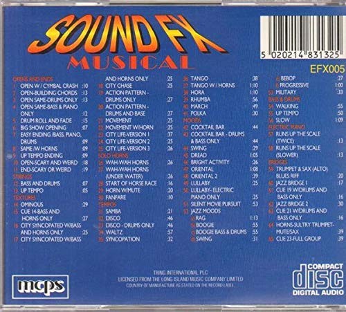 Musical Sound FX [Audio CD] NEUF 5020214831325 | eBay