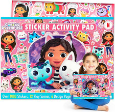 Ultimate Sticker Activity Pad - 1000 Reusable Stickers on 14" X 10" Sheet