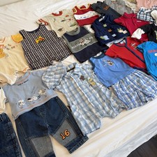 Vintage Y2K Boys Clothing Lot Pooh, Mickey, Snoopy, Osh, Etc Size 3-6 Months 31