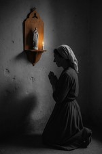 Mensola Antica Devozionale Legno Altarino Domestico Antico Anni 30 Sacro