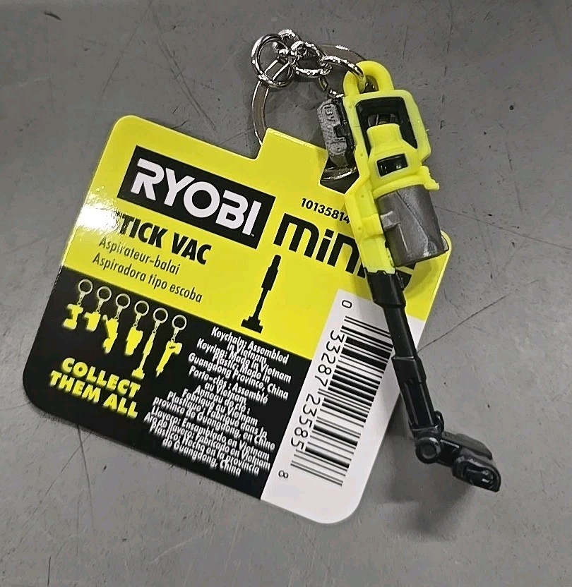 RYOBI Mini&rsquo;s Keyring Keychain One+ Power Tools - Vaccume H
