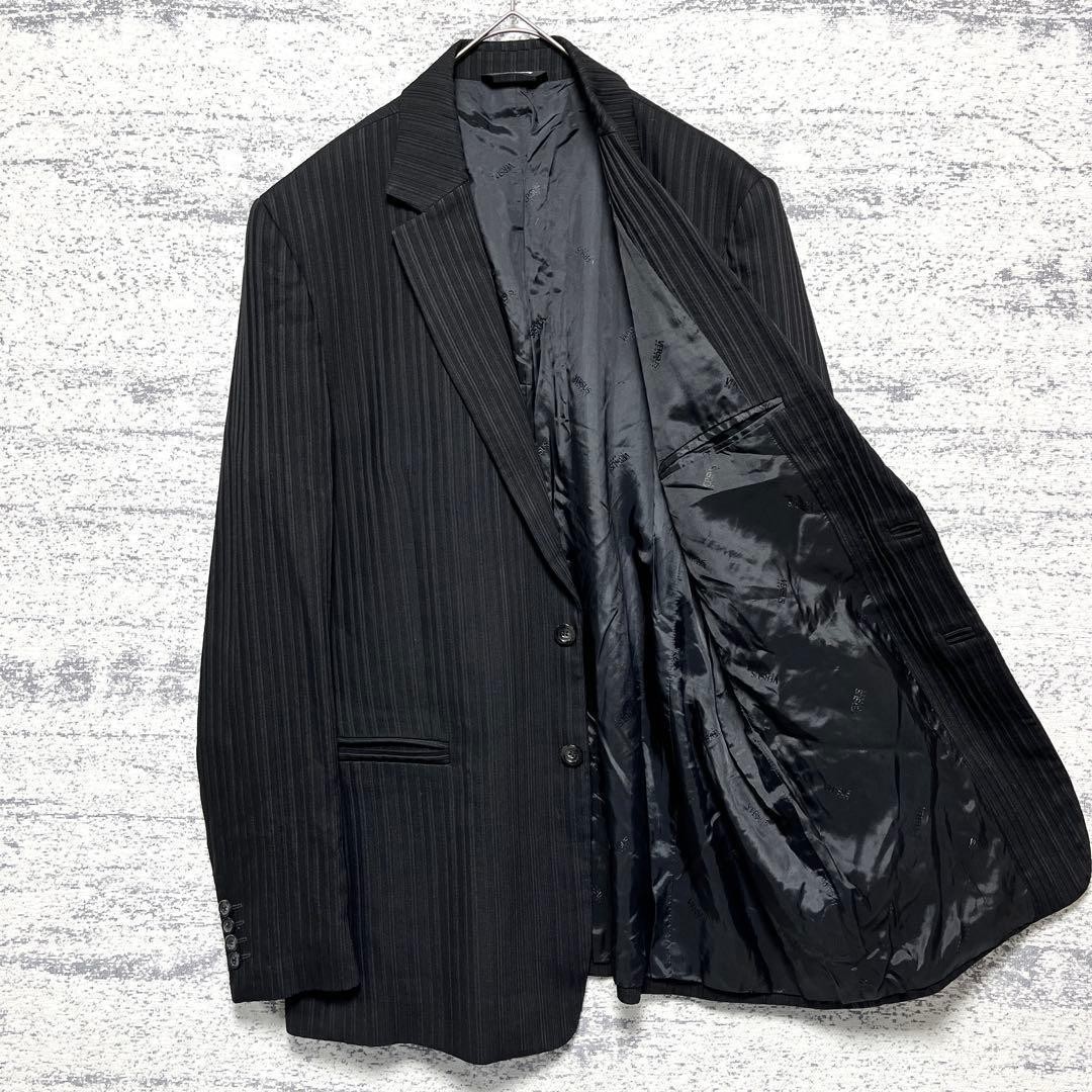 Versus Versace Casual Suit Black 3XL Large Size Italy Made 5671 thumbnail 2