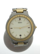 SEIKO Watch Analog Stainless CRM SLV 5E39 6A10