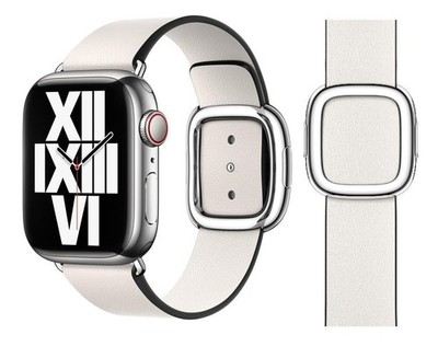 Original Apple Modern Buckle Armband Größe S 38/40/41mm ML7G3ZM/A Chalk OVP