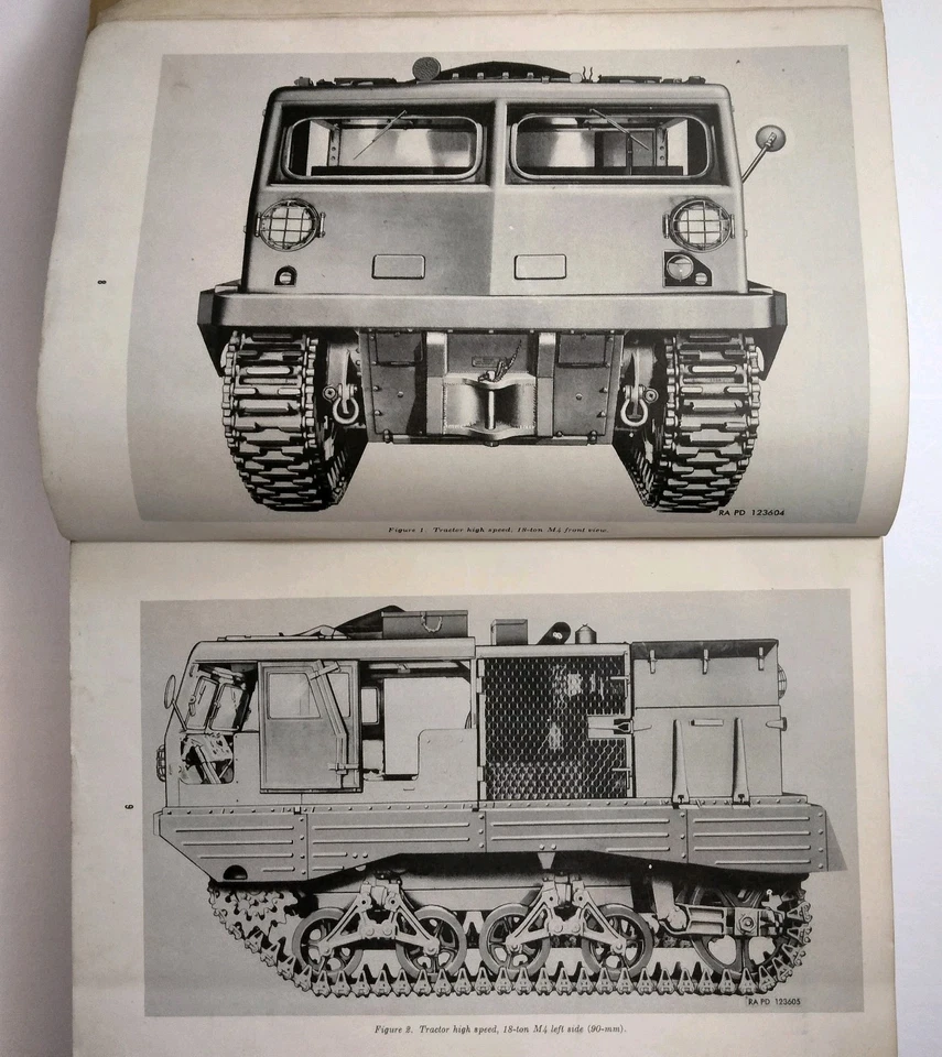 M4 High Speed Tractor US Army Ordnance Catalog ORD 9 SNL G-150 Tank Belgium 1952 - Image 2 of 4