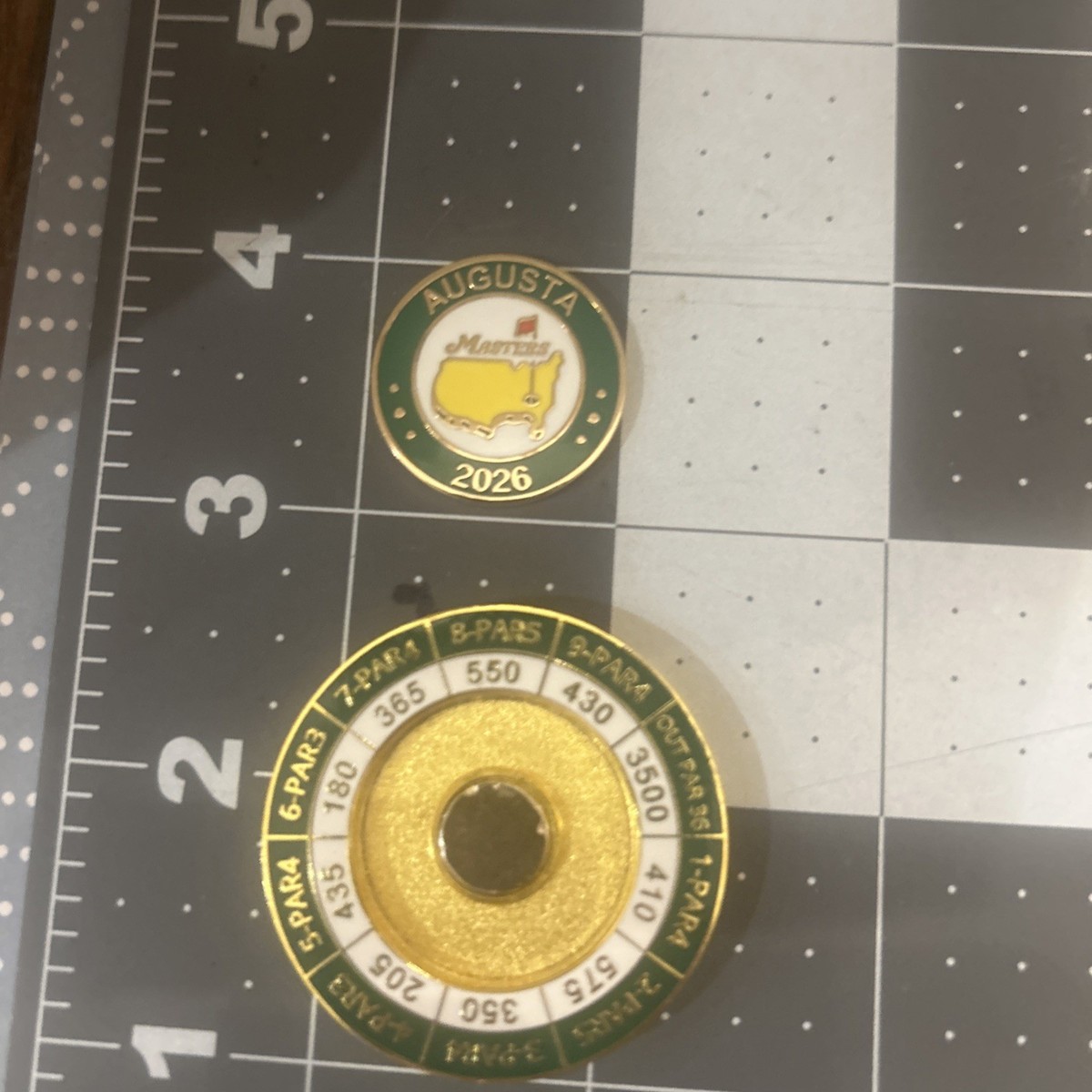 2026 Augusta National Masters Scorecard Golf Ball Marker | eBay