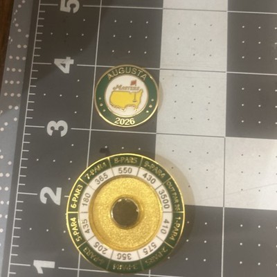 2026 Augusta National Masters Scorecard Golf Ball Marker | eBay