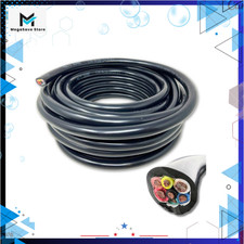 Heavy Duty 7 Way RV Trailer Cable 14/12/10 AWG CCA Wire 30FT Roll