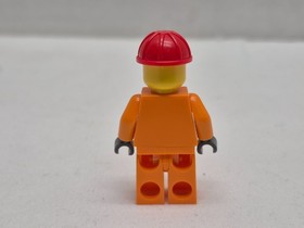 Lego City Construction Worker Orange Zipper 7685 Dozer Minifig Mini Figure 2006