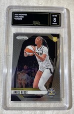 Graded GMA 2024 WNBA Panini Prizm RC ANGEL REESE Silver Prizm SP Rookie! 8 NM MT
