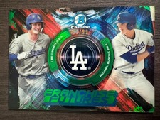 2019 Bowman Draft Chrome Michael Busch Kody Hoese #HB Green Refractor /99