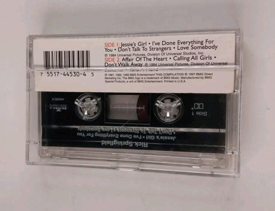 Rick Springfield - The Encore Collection (Cassette) 1997 TESTED - Image 2 of 4