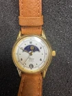 New ListingTimex Moon Phase Ladies Watch H5 2000 New Battery 25MM 6.75" Vintage