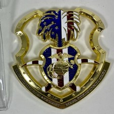 MSG-D Marine Security Guard Detachment Riyadh, Saudi Arabia Challenge Coin
