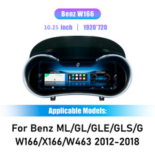 10,25 Zoll LCD Kombiinstrument für Benz ML/GL W166 X166 W463 virtuelles Cockpit 10,25 Zoll LCD Kombiinstrument für Benz ML/GL W166 X166 W463 virtuelles Cockpit