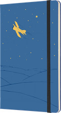 Moleskine Limited Edition Petit Prince Notebook, Large, Ruled, Forget Blue, Hard