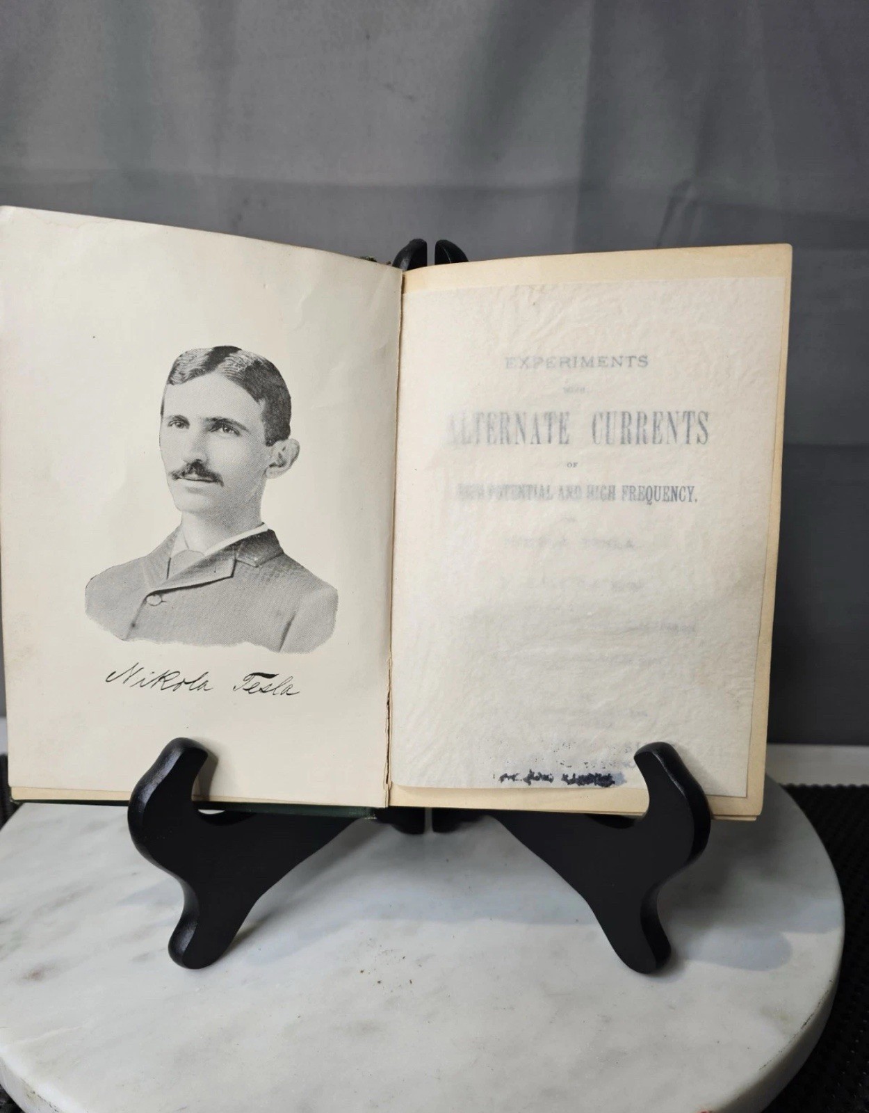 Experiments with Alternate Currents of High Potential and High Frequency Nikola