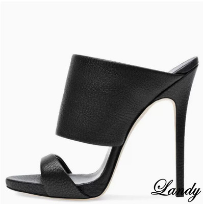 Sexy Womens Open Toe Sandals Fashion Slippers Shoes Mules Stilettos Nightclub 