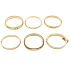 Vintage Victorian Gold Filled C. Co M. H. and Co Hinged Bangle Lot of 6 #M1523-2 — photo 1