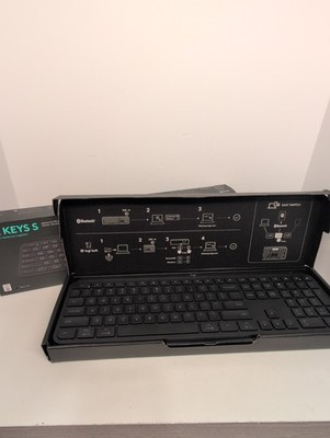Logitech MX Keys S Full-Size Bluetooth Wireless Keyboard - Black (OPEN BOX)