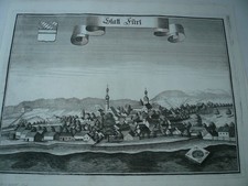 Furth im Wald, anno 1701, Kupferstich, Wening Michael,