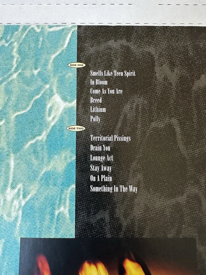 NIRVANA Nevermind LP DGC/Sub Pop Record Club 1991 VG+ ORIGINAL - Image 4 of 4