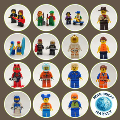 Lego - Town / City - Feuerwehr - Musiker Gärtner uvm.  - Minifiguren zur Auswahl
