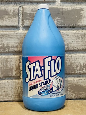 #ad Sta Flo Liquid Starch Concentrated 64 oz Crafts Quilting Laundry Slime Purex $59.95