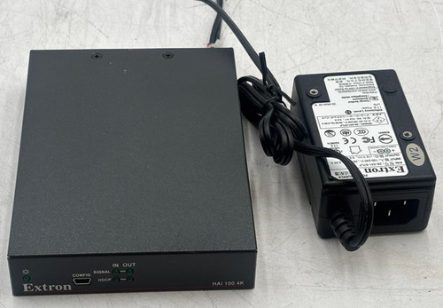 Extron HAI 100 4K Audio Embedder W/ Power Supply But No Wall Cord
