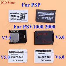 SD2VITA Version 6.0 Memory Card Adapter for PSV 1000/2000 PSP Vita 3.65 Micro-Se