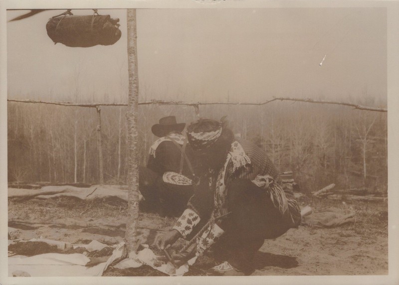 Menominee Reservation Ceremony Harmon Percy Marble 1910s - Original Photo