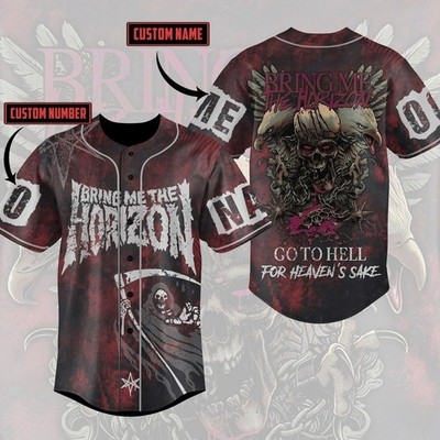 Bring Me The Horizon  Go To Hell For Heaven's Sake Baseball Jersey PP3D0110